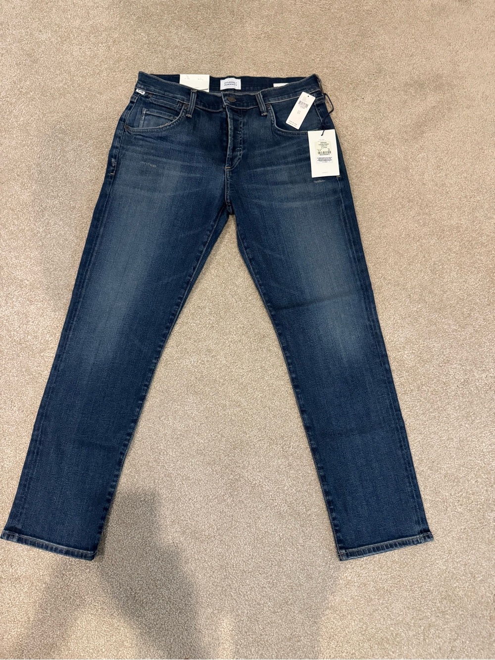 Citizens Of Humanity Dark Blue Boyfriend Jeans